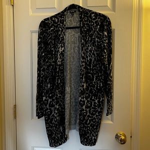 XL Apt. 9 Animal Print Long Cardigan